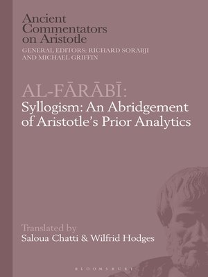 cover image of Al-Farabi, Syllogism